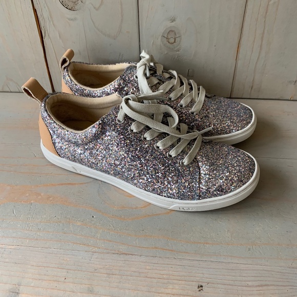 UGG KARINE CHUNKY GLITTER SILVER NEW - Picture 2 of 5